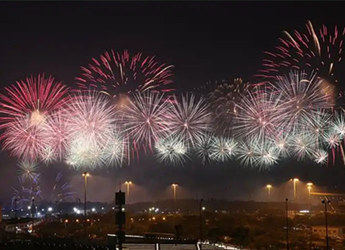 金乡县焰火晚会